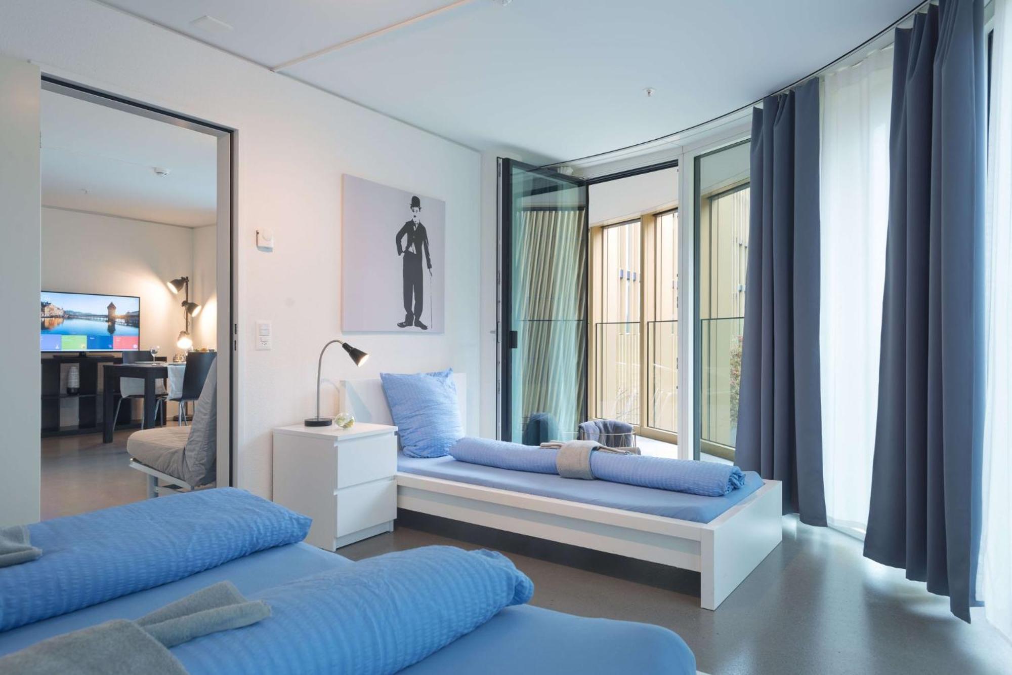 Hitrental Allmend Comfort Apartments Lucerne ภายนอก รูปภาพ
